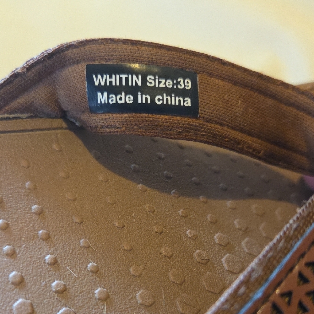 WHITIN Brown Sandals - Picture 3 of 5